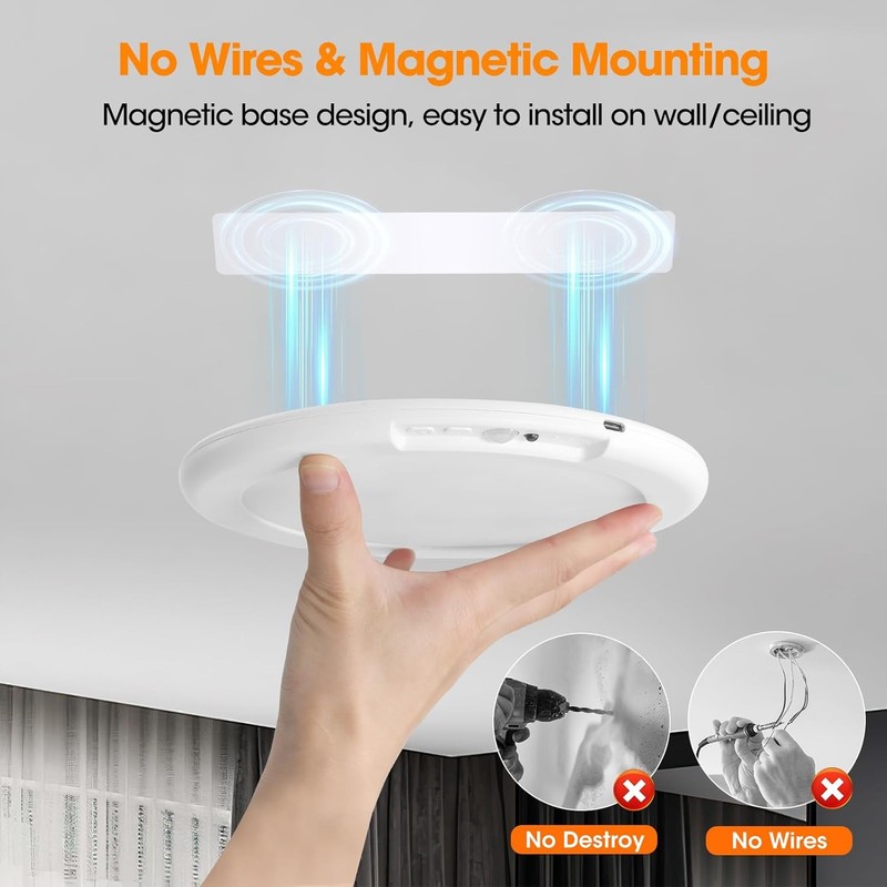 Wireless Closet Lights Motion Sensor，No Wiring motion sensor light indoor gallery