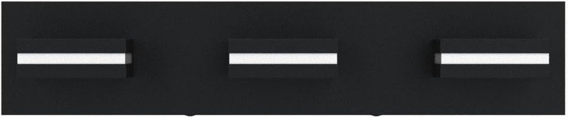 LED Modern Bathroom Vanity Light Fixtures (3-Light, 24-Inch), Matte Black Modern gallery