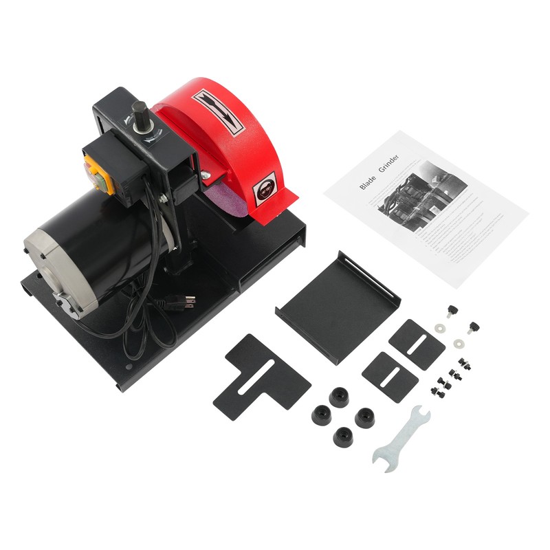 Adjustable Lawn Mower Blade Sharpener & Grinder, Heavy Duty, 1/3 HP Motor, 375W gallery