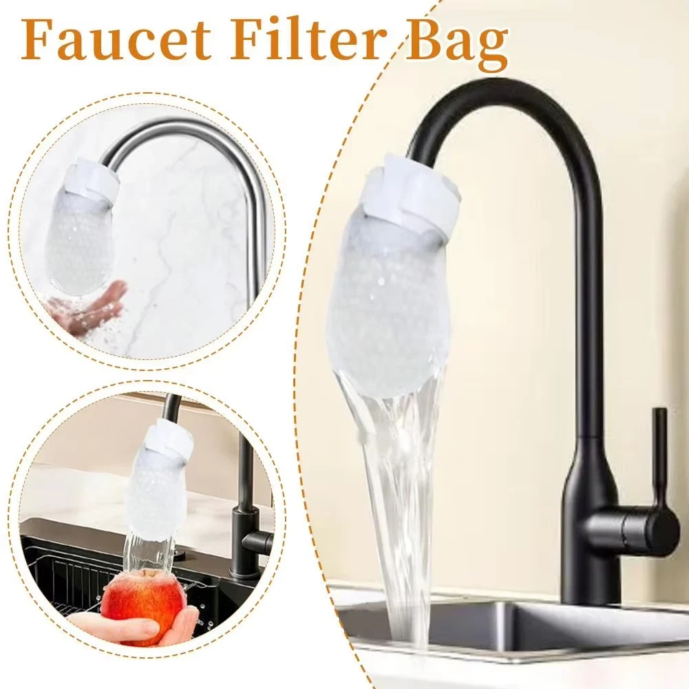 100PCS Cotton Filter Bag For Faucet, DIY Faucet Filter Cotton Bags Water Filters gallery