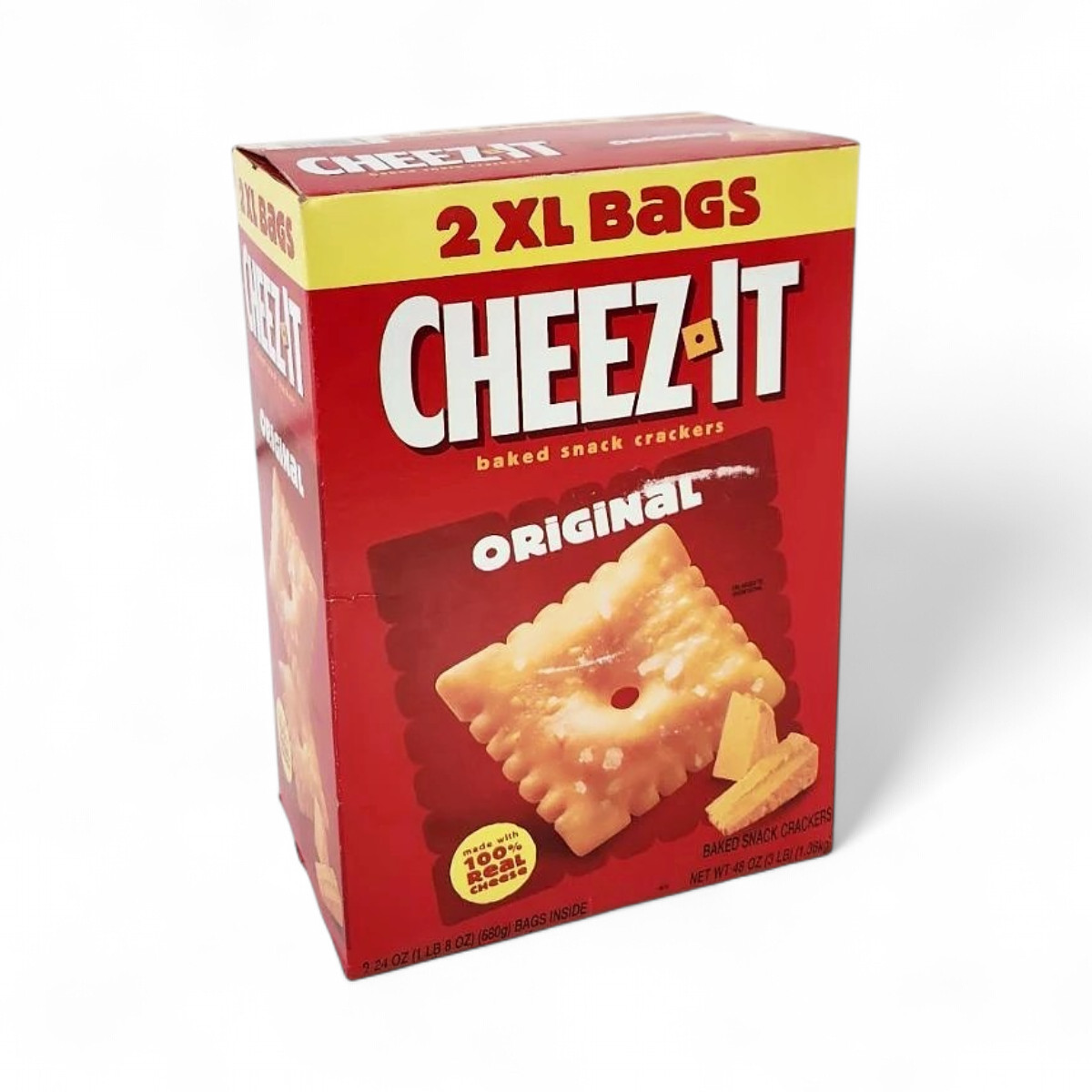 Cheez-It Original Baked Cheese Snack Crackers, 24 oz - 2 Pack gallery