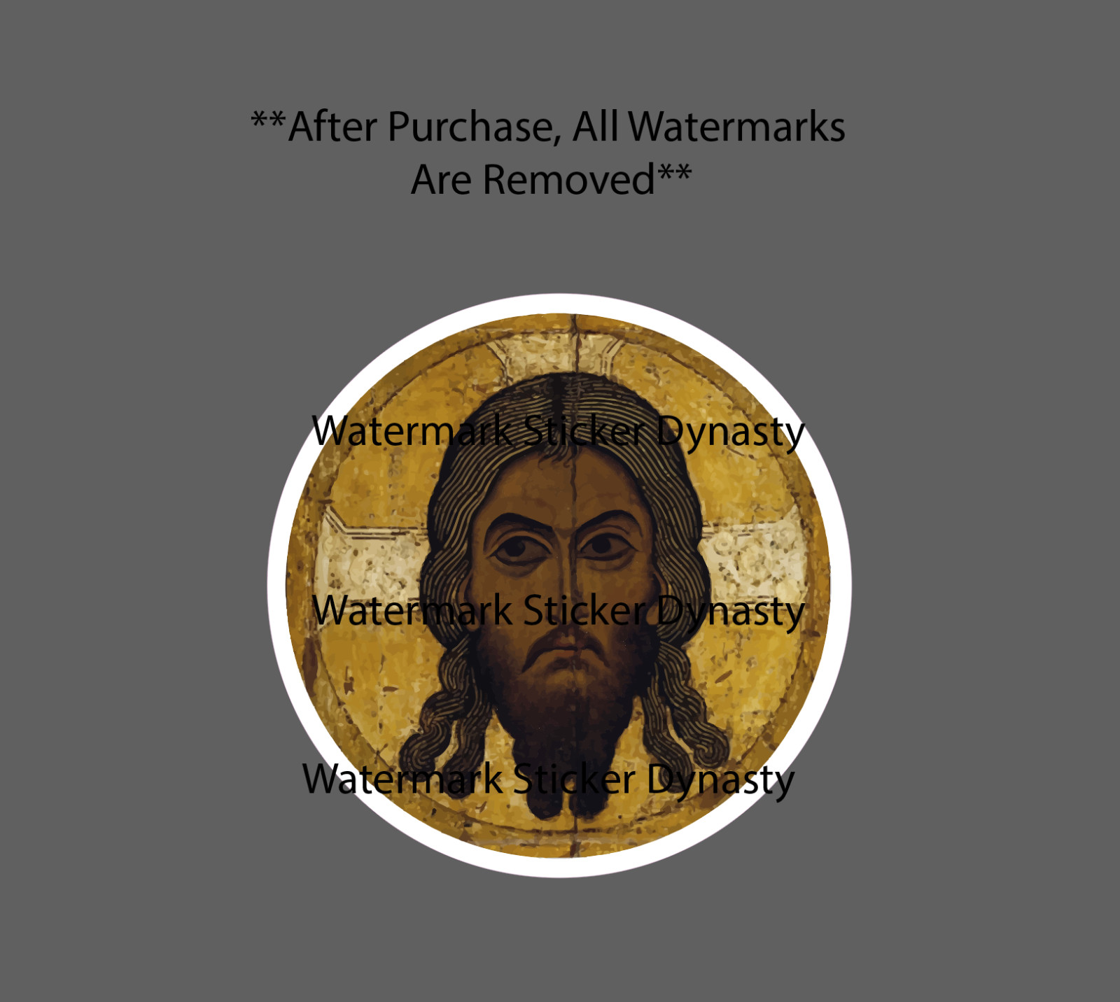 Orthodox Jesus Sticker Waterproof Decal Eastern Orthodoxy Christian Gift NEW gallery