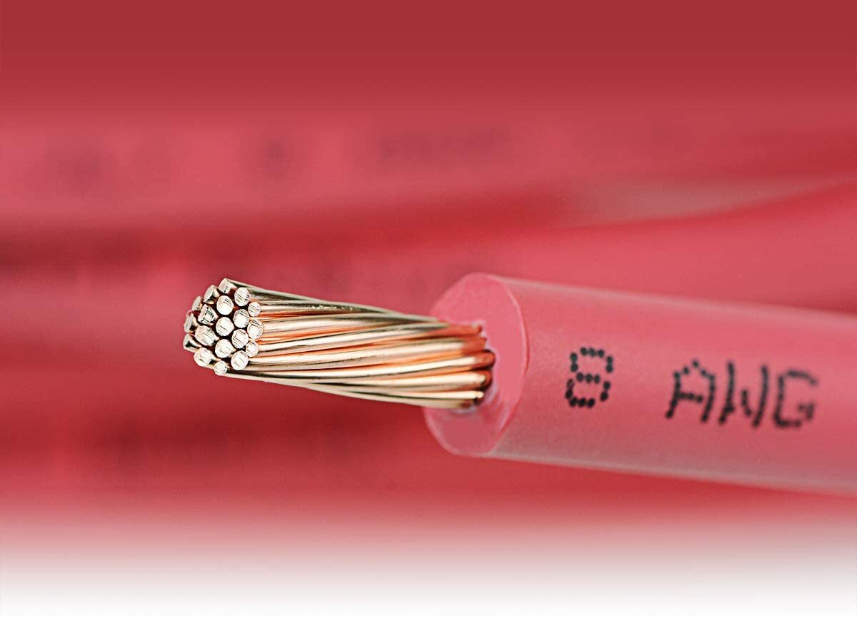 8 AWG Solar Panel Wire 100' Power Cable UL 4703 Copper MADE IN USA PV Gauge Red gallery