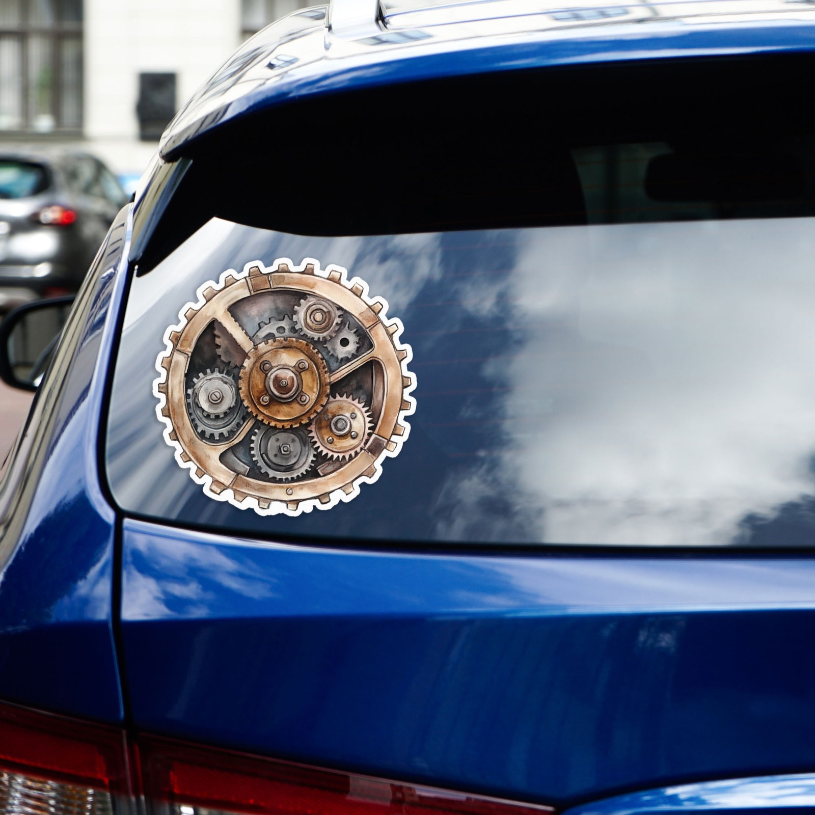 Clock Gears - Vinyl Decal Sticker - Car Window Laptop - #1173 gallery