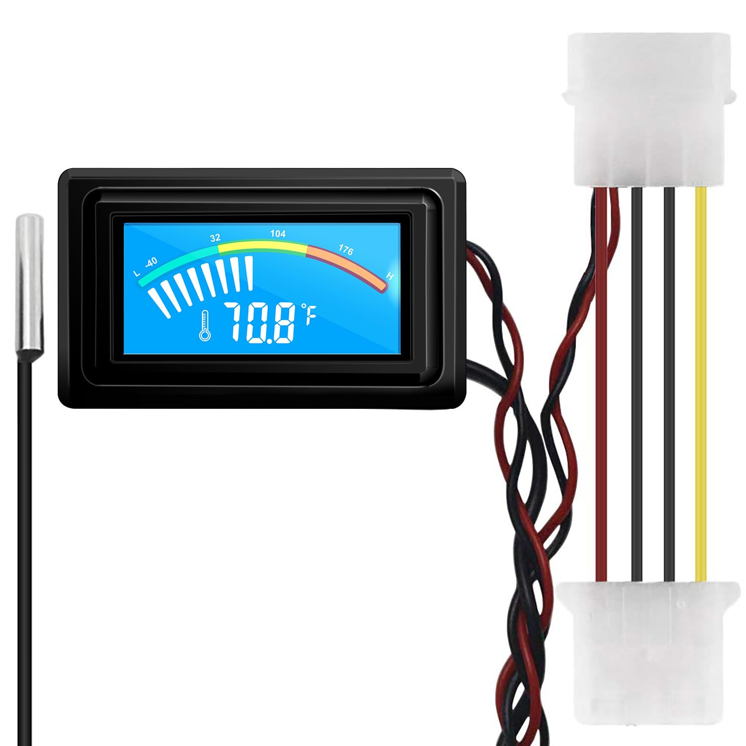 KETOTEK Digital Thermometer Temperature Meter Gauge Waterproof Sensor Probe Aqua gallery