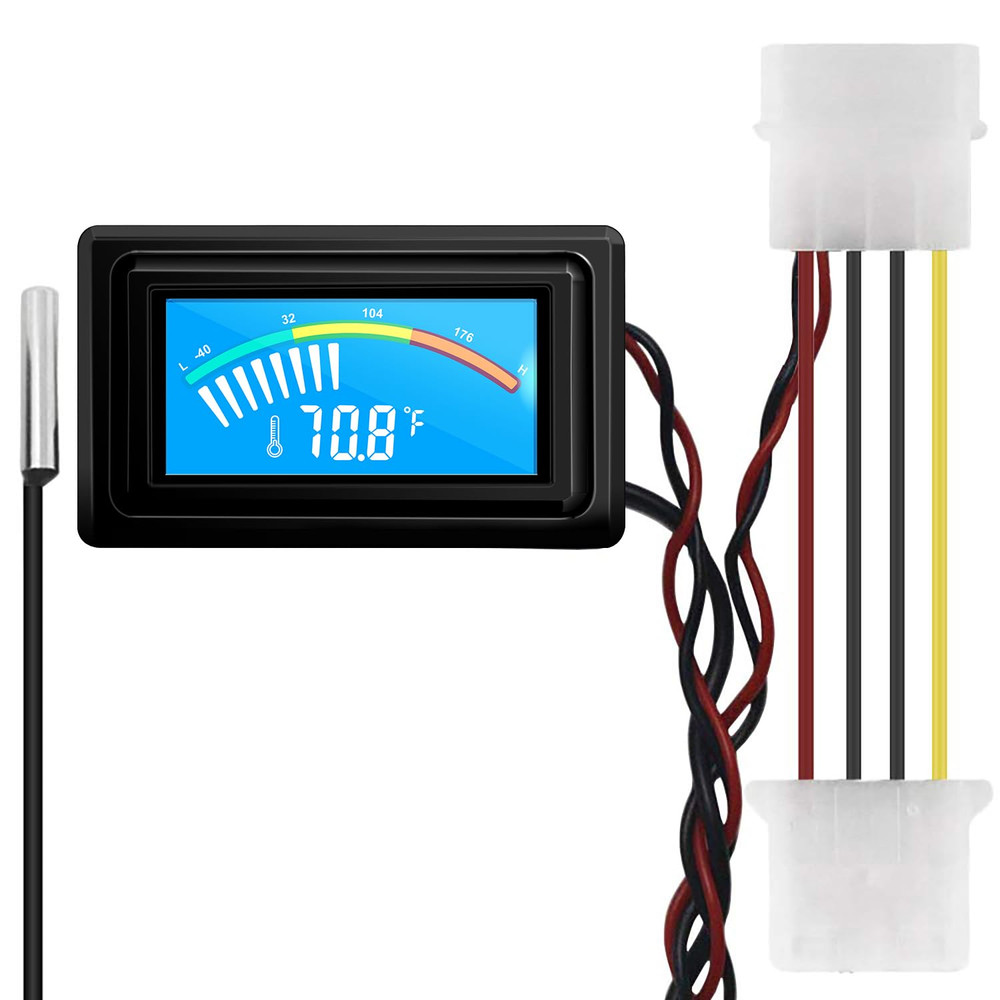KETOTEK Digital Thermometer Temperature Meter Gauge Waterproof Sensor Probe Aqua