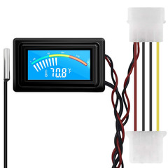 KETOTEK Digital Thermometer Temperature Meter Gauge Waterproof Sensor Probe Aqua