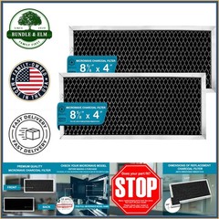 Activated Charcoal Filter for Kitchen Appliances, Fits Multiple Microwave Models