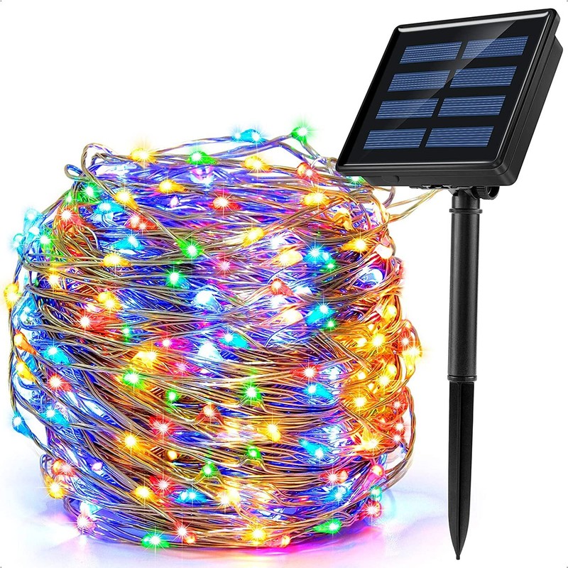 Solar LED String Lights Copper Wire Waterproof Outdoor Fairy LED Decor Garland gallery