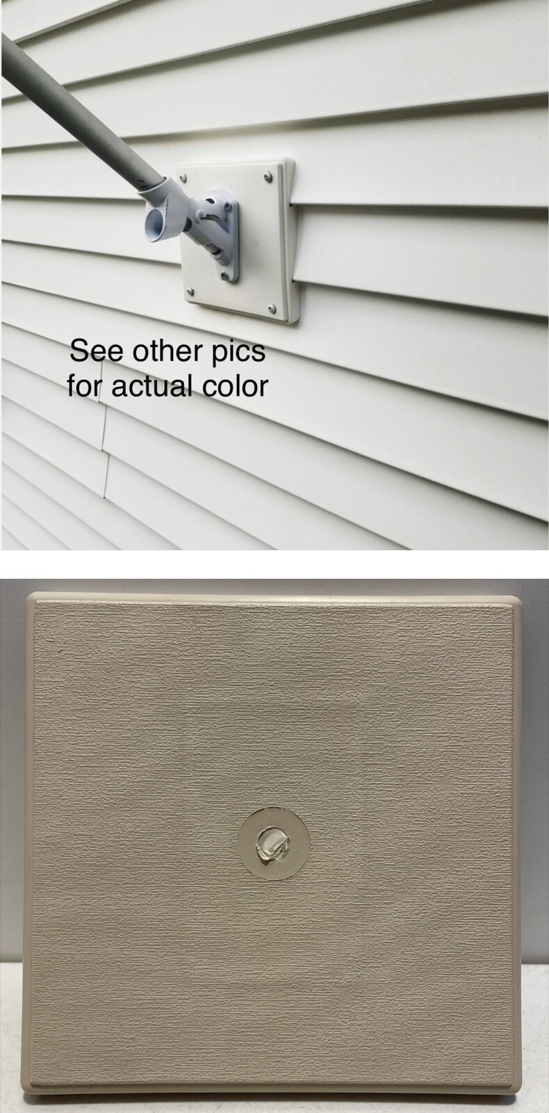 Wicker EZ Block Vinyl Mounting Surface #02 Siding 6-3/4x6-3/4 EZBLK050 gallery