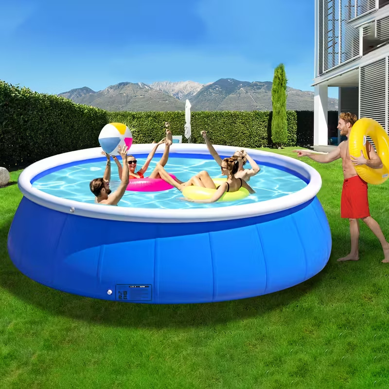 HAVA - 12ft by 32" inflatable pool, family pool, above ground swimming pool gallery