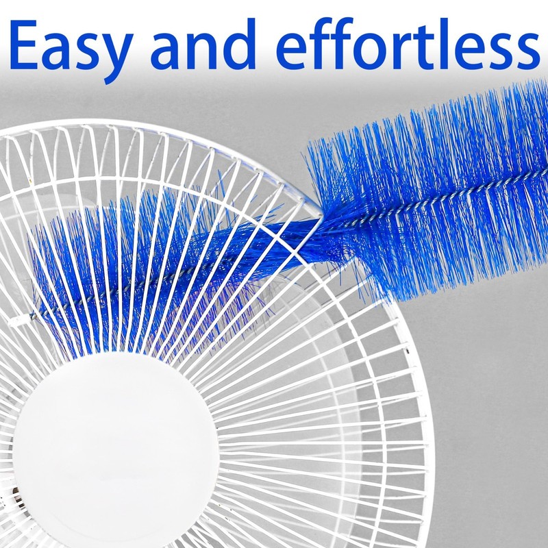 3-Pack Bendable Fan Cleaning Brush – Reusable Microfiber Duster for Fans&Curtain gallery