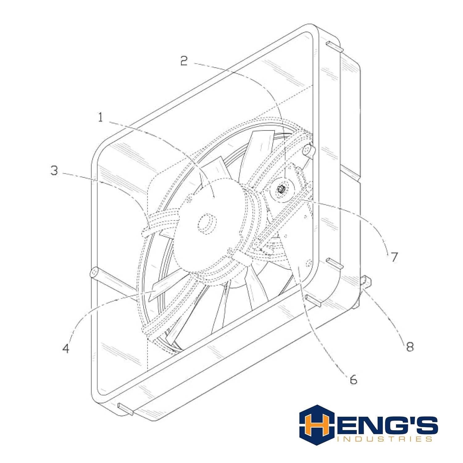 INDUSTRIES Typhoon Upgrade Kit | Roof Vent Fan Motor Replacement | 12V gallery