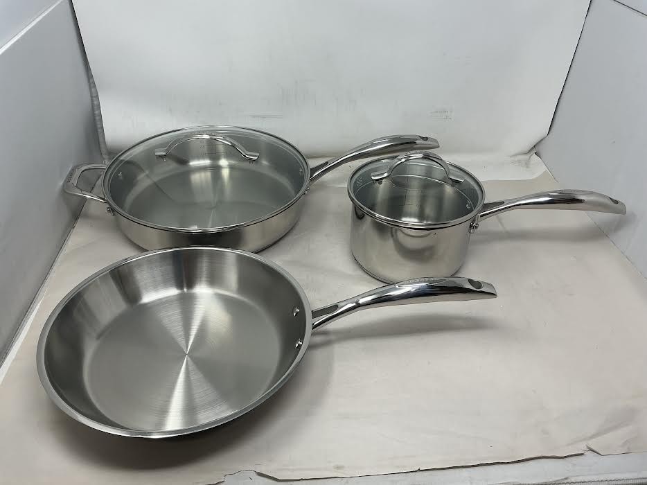 Scanpan STS Stainless Steel 5-Piece Essentials Cookware Set gallery
