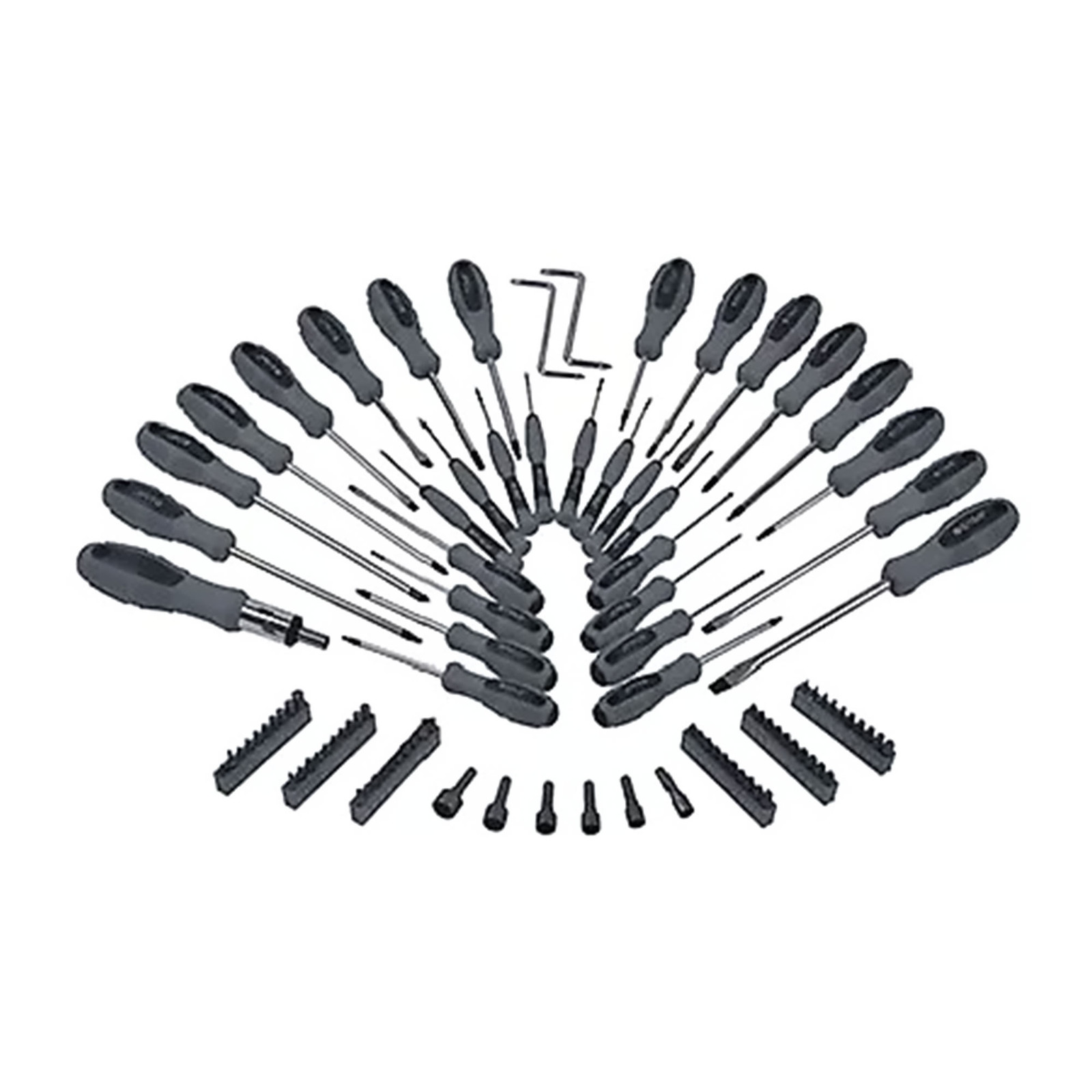 Master Mechanic Screwdriver & Bits Made of Chrome Vanadium Steel, 100 Piece Set gallery