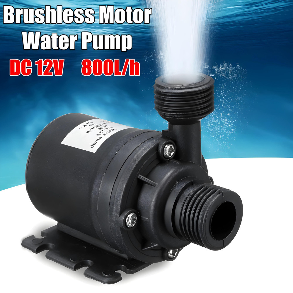 Mini Water Pump Quiet 12V 800L/H USB Brushless Motor Submersible Pool Water Pump gallery
