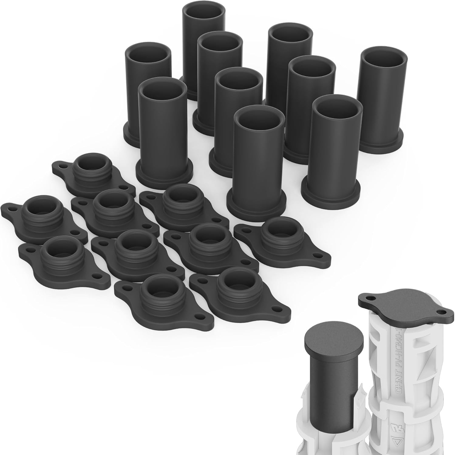 10 Pairs Solar Connector Caps, Waterproof Dust Covers for MC-4 Solar Connectors gallery
