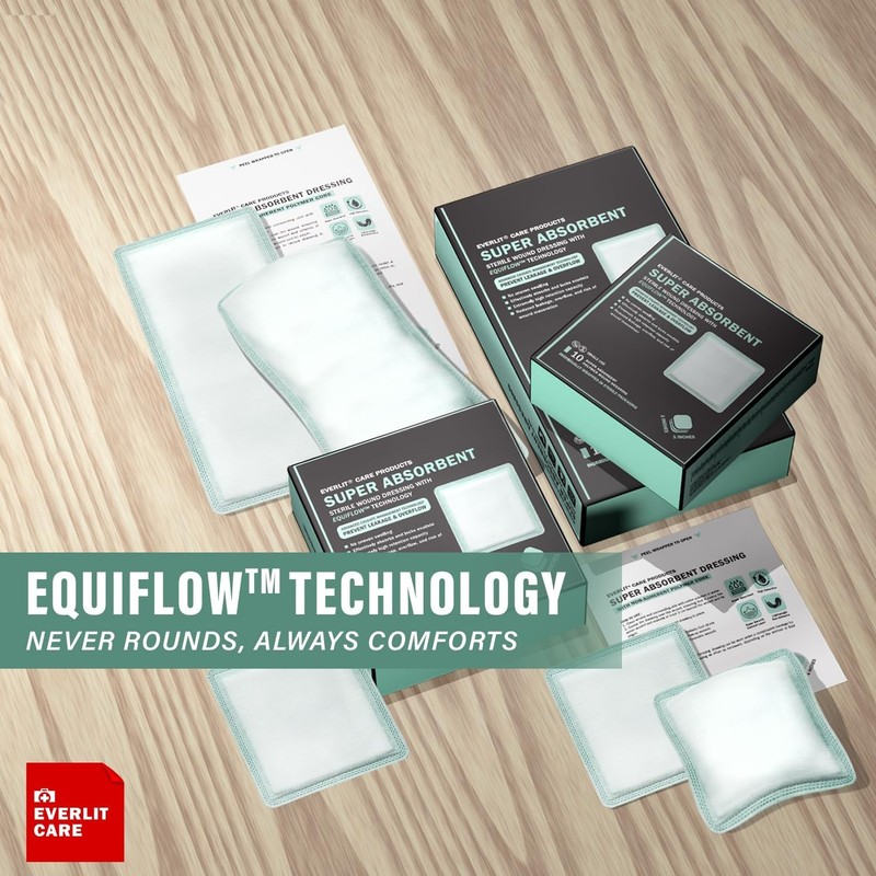 EquiFlow Super Absorbent Dressing for Heavily Exuding Wound | Fast-... Fast Ship gallery