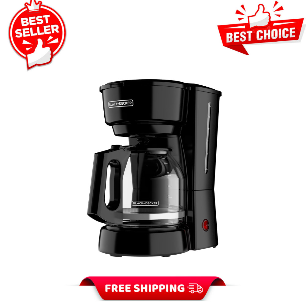 BLACK+DECKER 12-Cup Drip Coffee Maker with Easy On/Off Switch and Sneak-A-Cup gallery