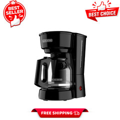 BLACK+DECKER 12-Cup Drip Coffee Maker with Easy On/Off Switch and Sneak-A-Cup