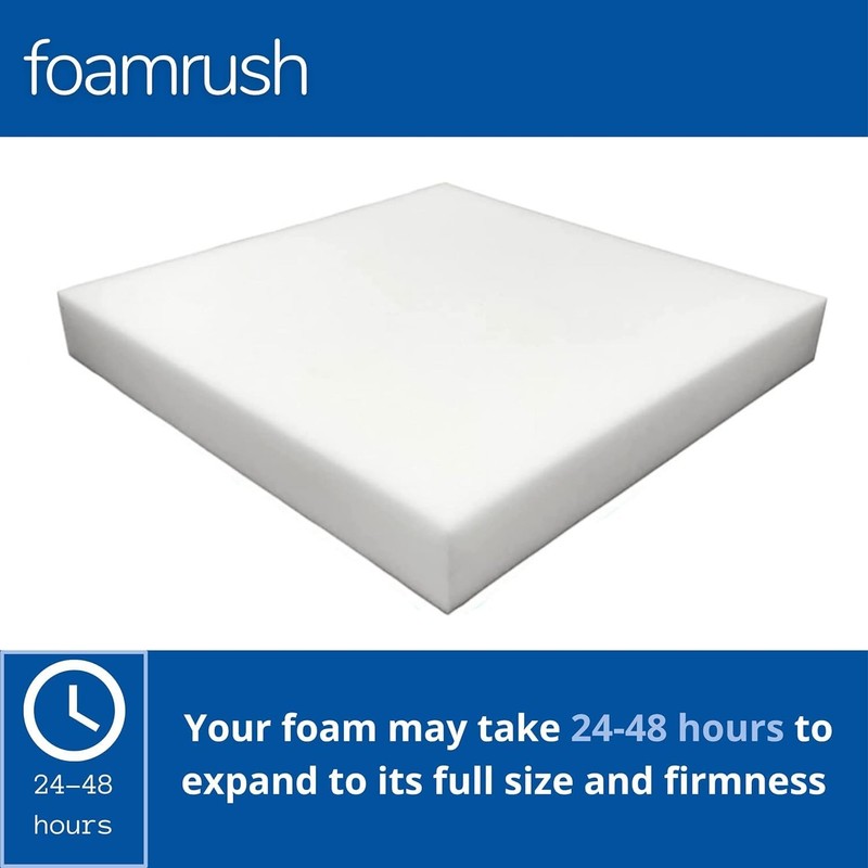 FoamRush 2" x 36" x 36" High Density Upholstery Foam Cushion for Chairs Wheelcha gallery