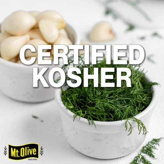 (4 pack) Mt. Olive Kosher Baby Dill Jumbo Pickles - 66 fl oz gallery