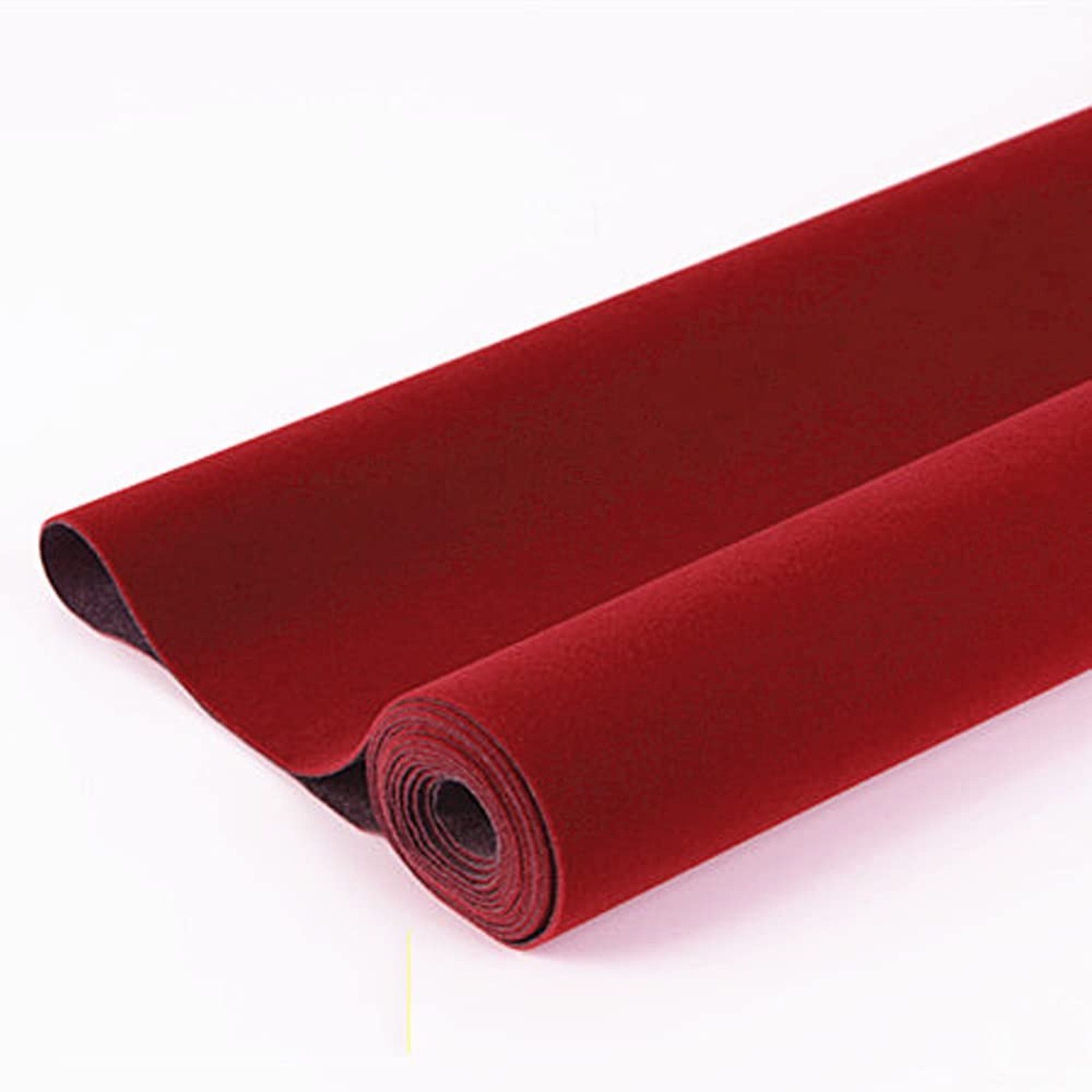 Self Adhesive Wine Red Jewelry Drawer Liner Velvet Shelf Paper Felt Fabric fo... gallery