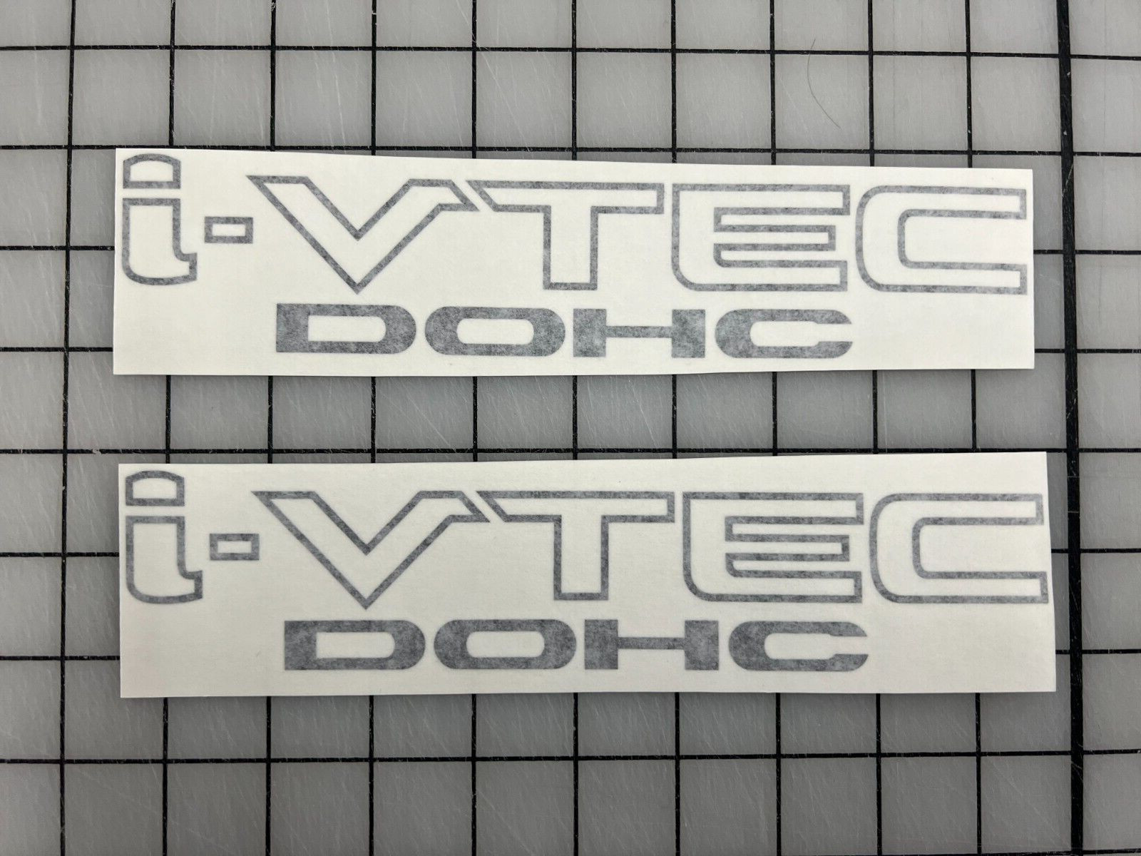 2 Pieces i-VTEC Vinyl DOHC Window Decal JDM Honda Acura Black gallery