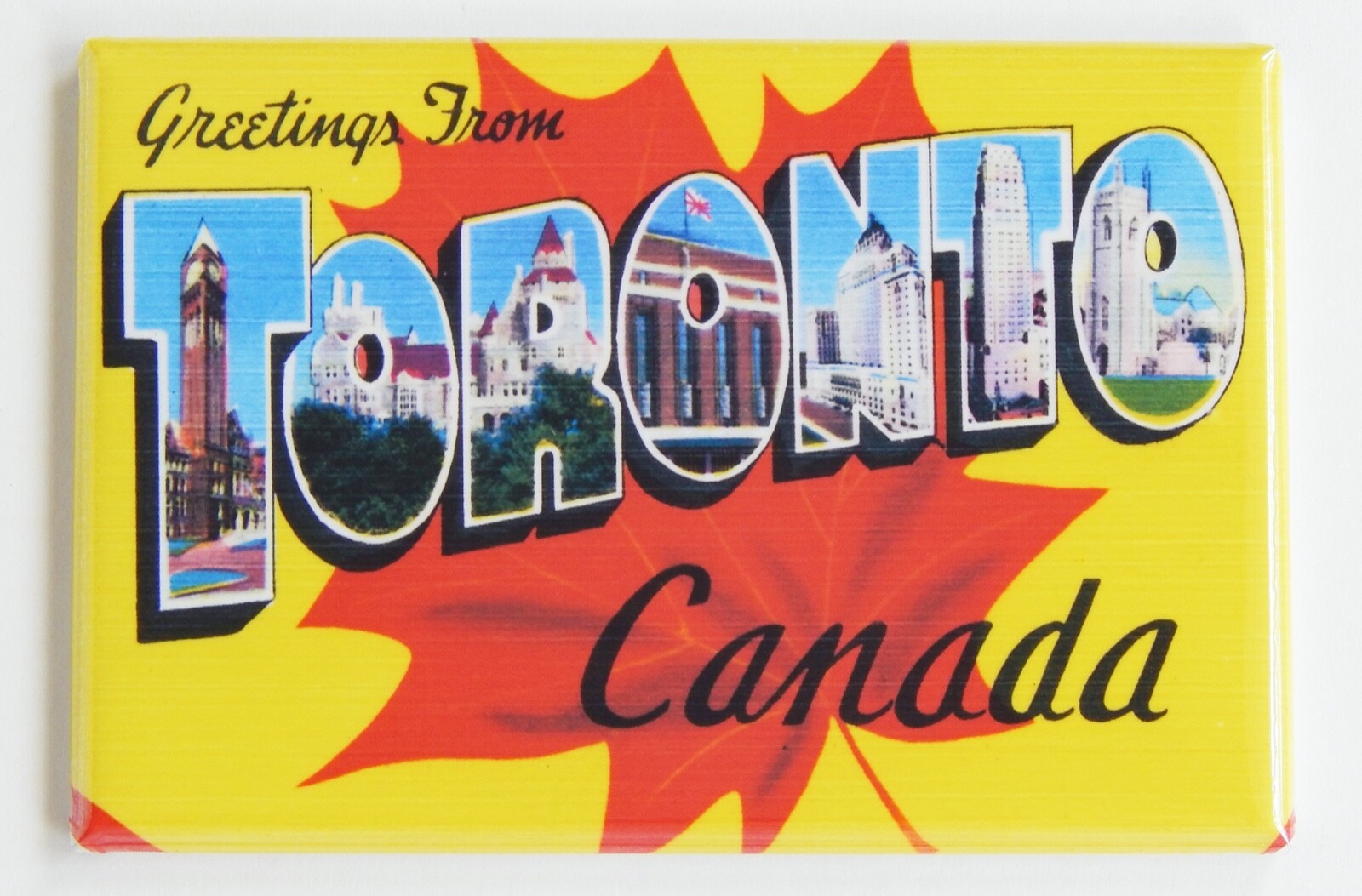 Greetings from Toronto Canada FRIDGE MAGNET travel souvenir gallery
