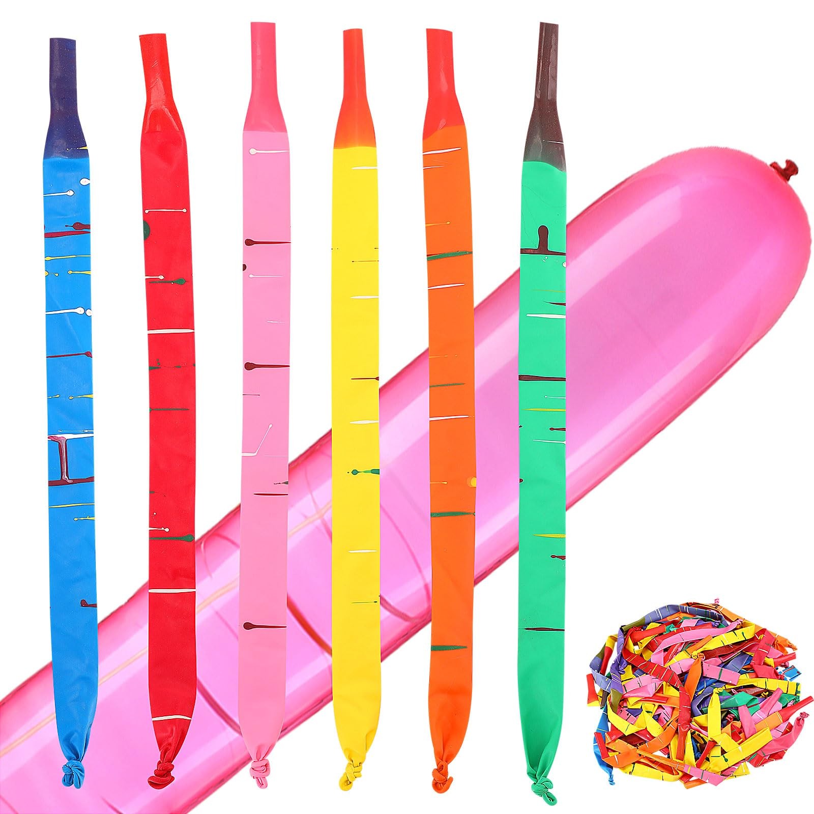 500 Pcs Rocket Balloons 40 Inch Screaming Balloons Assorted Colors Flying Lon... gallery