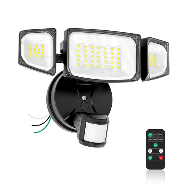 65W LED Motion Sensor Security Light 6500LM Outdoor IP65 6500K Daylight gallery