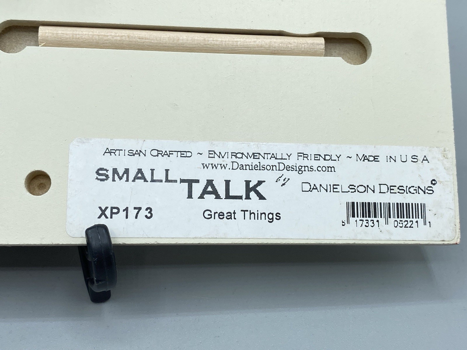 Danielson Designs Plaque "Settle Less Often Expect Great Things" 8.5" X 2.75" gallery