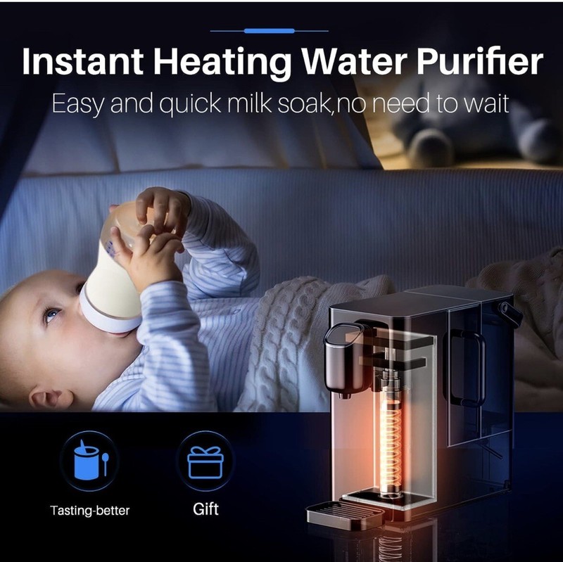 AIBERLE Countertop Ultra-Filtration Cold/Hot Water Filter 4-Stage No Install gallery