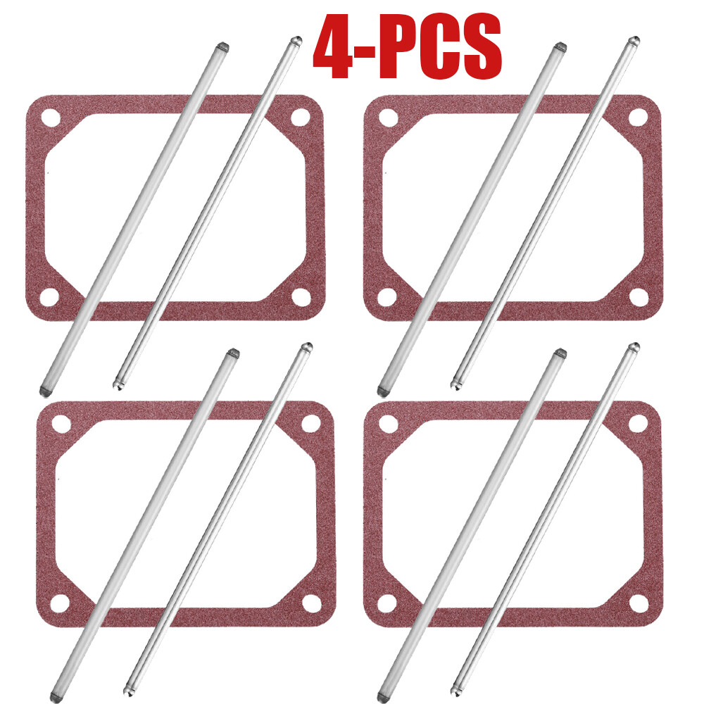 4X Push Rod Set & Valve Cover Gasket For Briggs & Stratton 690981 690982 690971 gallery