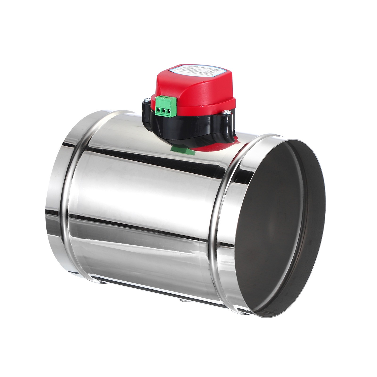 6" Duct Damper Stainless Steel Motorized HVAC Volume Airflow Backdraft AC 24V gallery