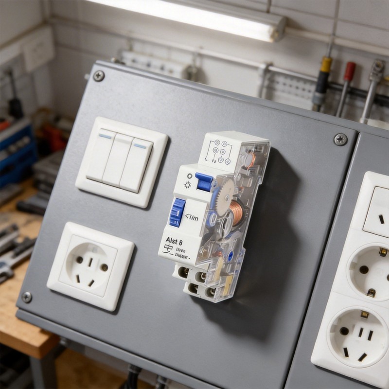 Mechanical Timer Switch for Stair Light Control 230V with Flexible Timing gallery