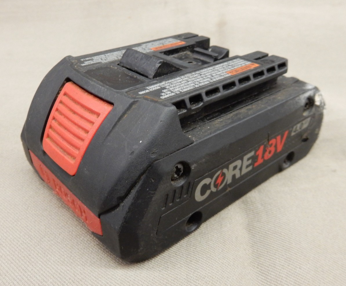 BOSCH CORE 18V LITHIUM ION BATTERY 4.0 AH LI-ION GBA18V40 4 AH 18 VOLT GENUINE gallery