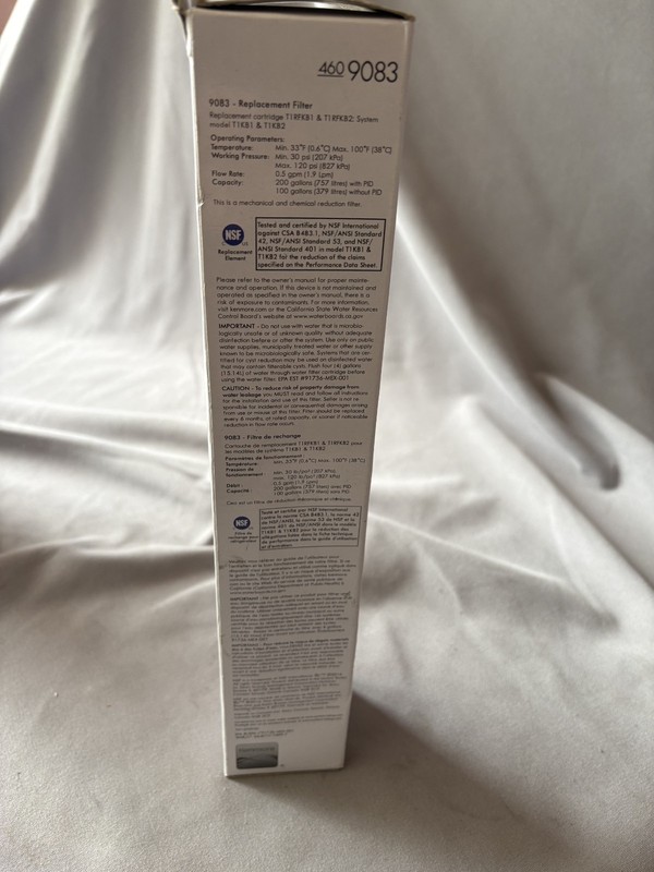Kenmore 460-9083 OEM Replacement Refrigerator Water Filter 3 PACK NEW & SEALED gallery