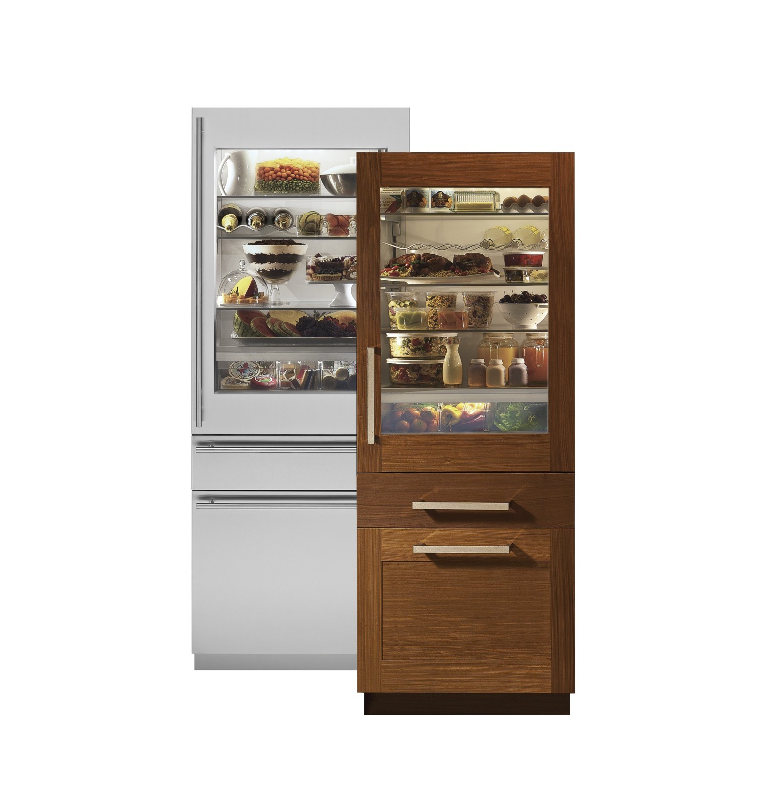 GE Monogram ZIK30GNHII 30" Panel Ready Built-in Bottom Freezer Refrigerator gallery