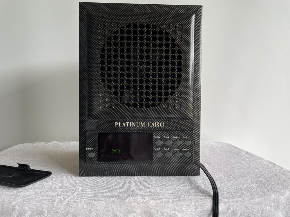 Platinum Air Purification System Ionizer Sterilizer and Ozone Air Purifier Wood