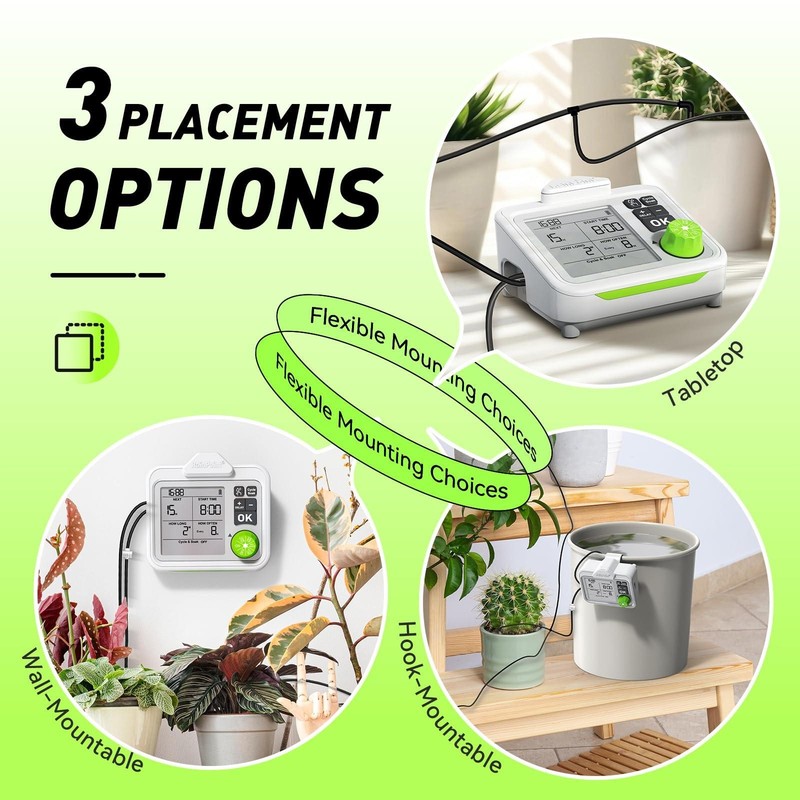 RAINPOINT Automatic Plant Watering Timer for Up to 20 Indoor Pot Plants gallery