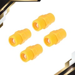 4pack Full Cone Tip 1/4BSPT Plastic PP Wide Angle Nozzle