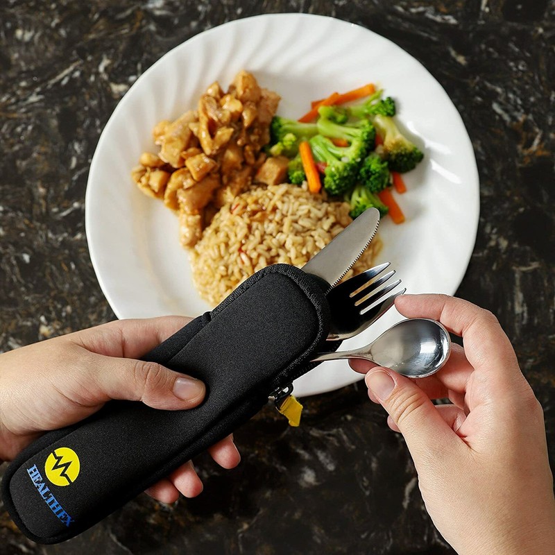 Mindful Eating Portion Control Flatware - for weight loss bariatric diet gallery