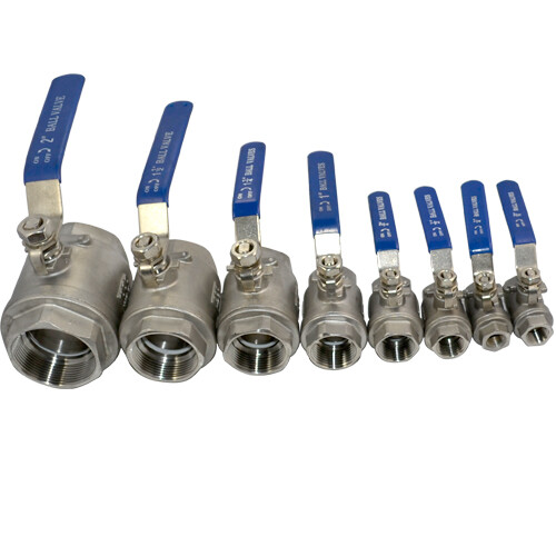 1/2"- 4" 1" NPT Threaded Full Port Ball Valve Stainless Steel SS 316 US STOCK gallery