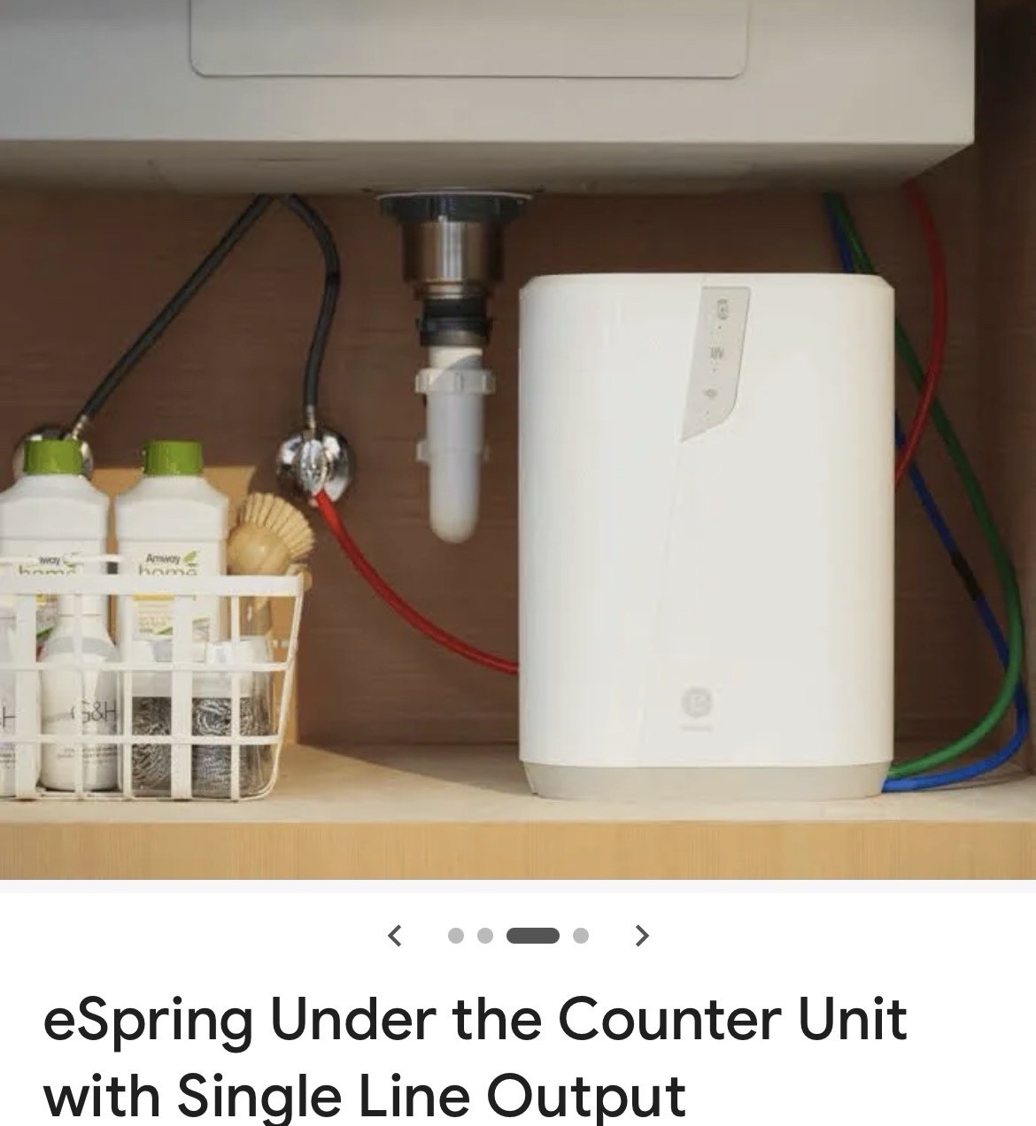 eSpring TM Under the Counter Unit with Aux Faucet gallery