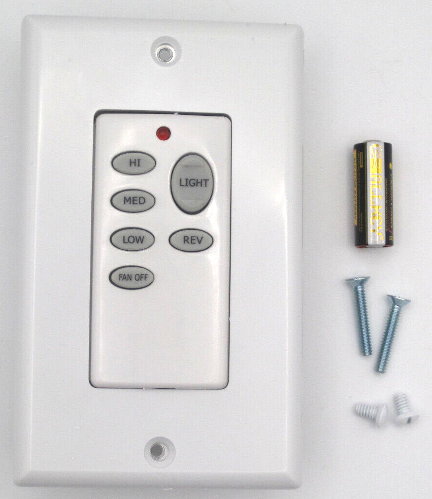 CHQ9051T Wireless BATTERY POWERED Wall Control In WHITE Down Light Control gallery