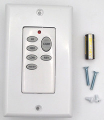 CHQ8BT9051T Wireless BATTERY POWERED Wall Control In WHITE Down Light Control