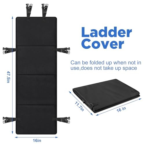 600D Oxford Cloth Pool Ladder Protector Cover, 47.5''x16''Pool Step gallery