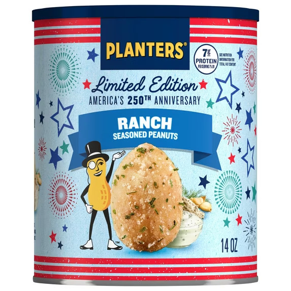 PLANTERS Ranch Seasoned Peanuts Limited Edition, 14 oz gallery