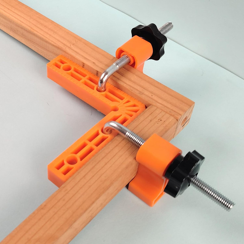 90 Degree Clamp,Positioning Squares, 3" 4" 2.3" Right Angle Clamp with 12 Clampi gallery